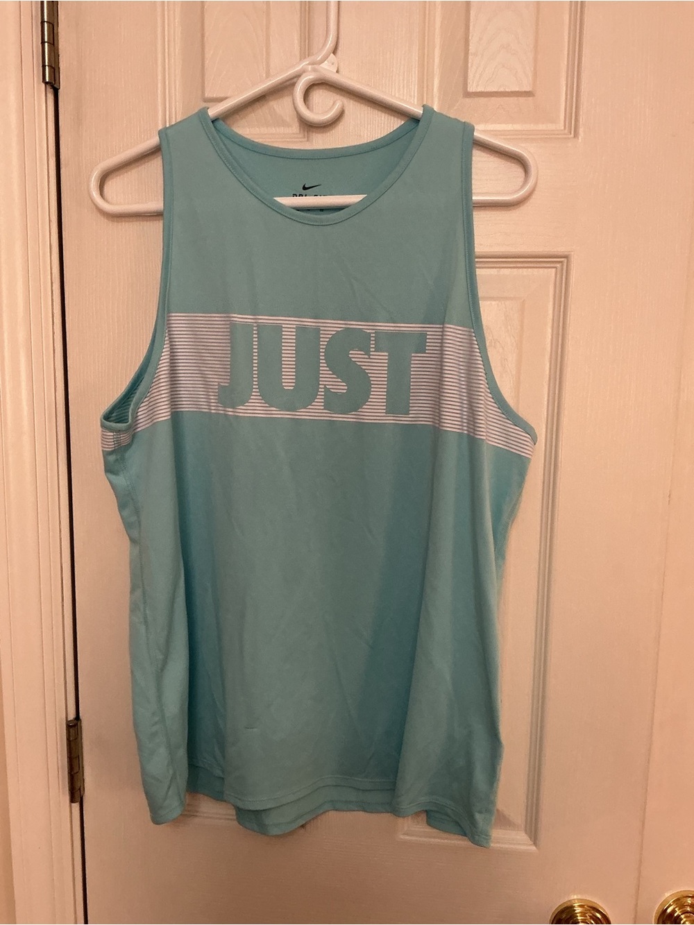 Nike Light Blue Dri-FIT Athletic Tank